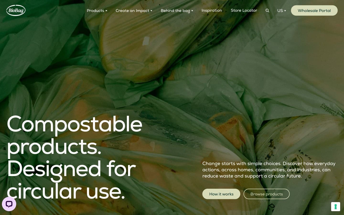 BioBag storefront