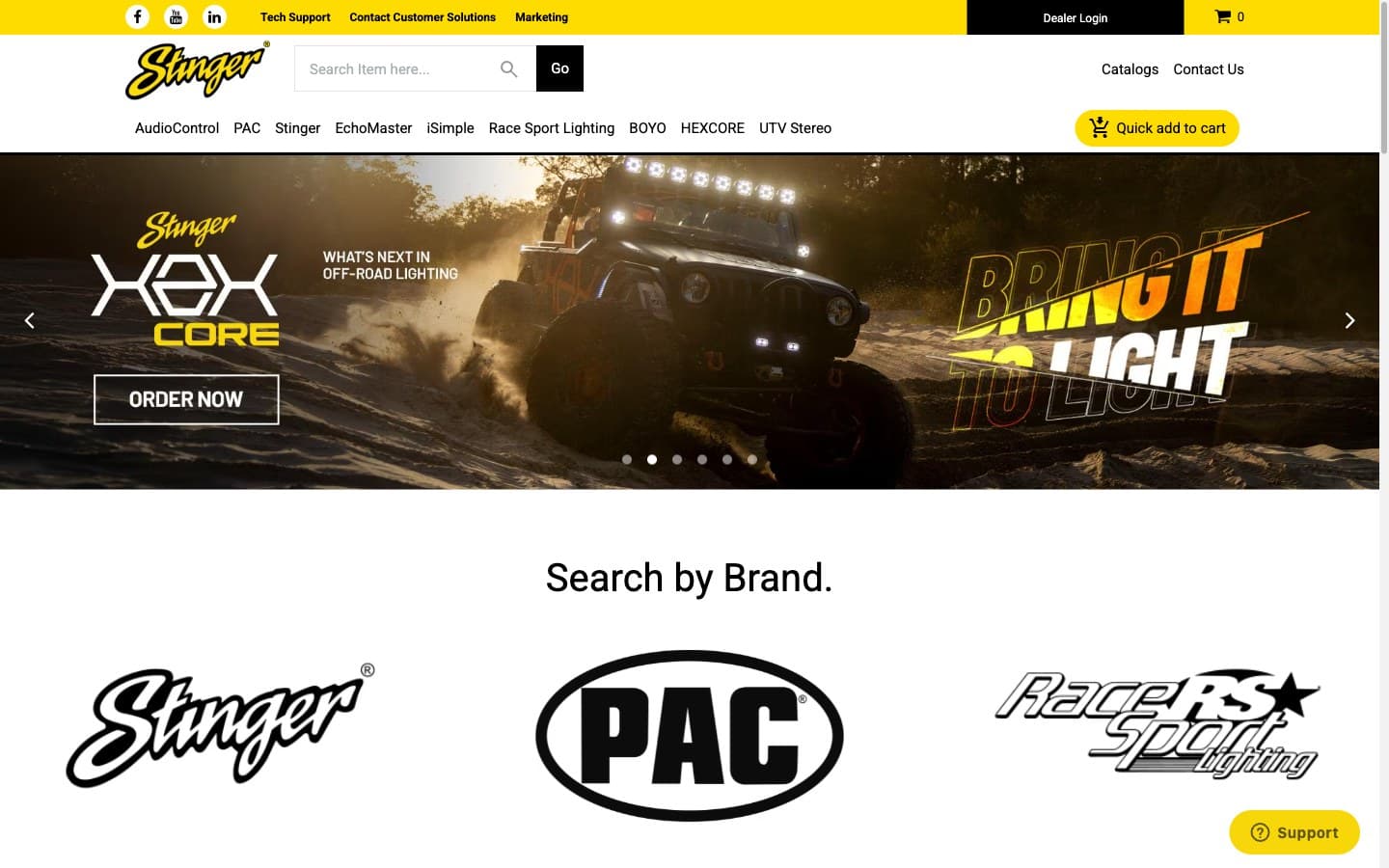 Stinger storefront